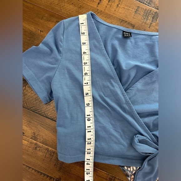 Shein Short Sleeve Wrap Top and Skirt Small - Picture 7 of 9